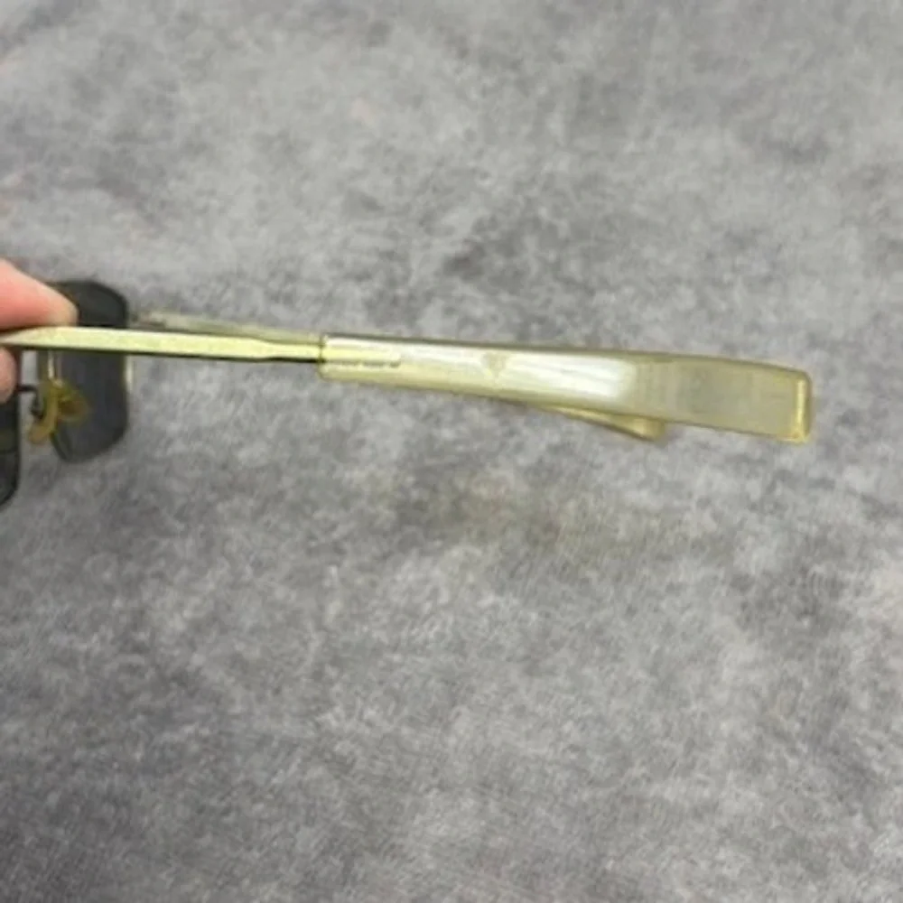 Vtg Cool-Ray Polaroid Sunglasses Unisex Gold Tone 76 Polarized Fair Patina